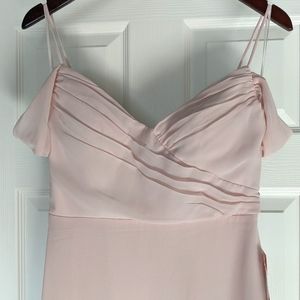 Birdy Grey Spence Bridesmaid Dress in Pale Blush